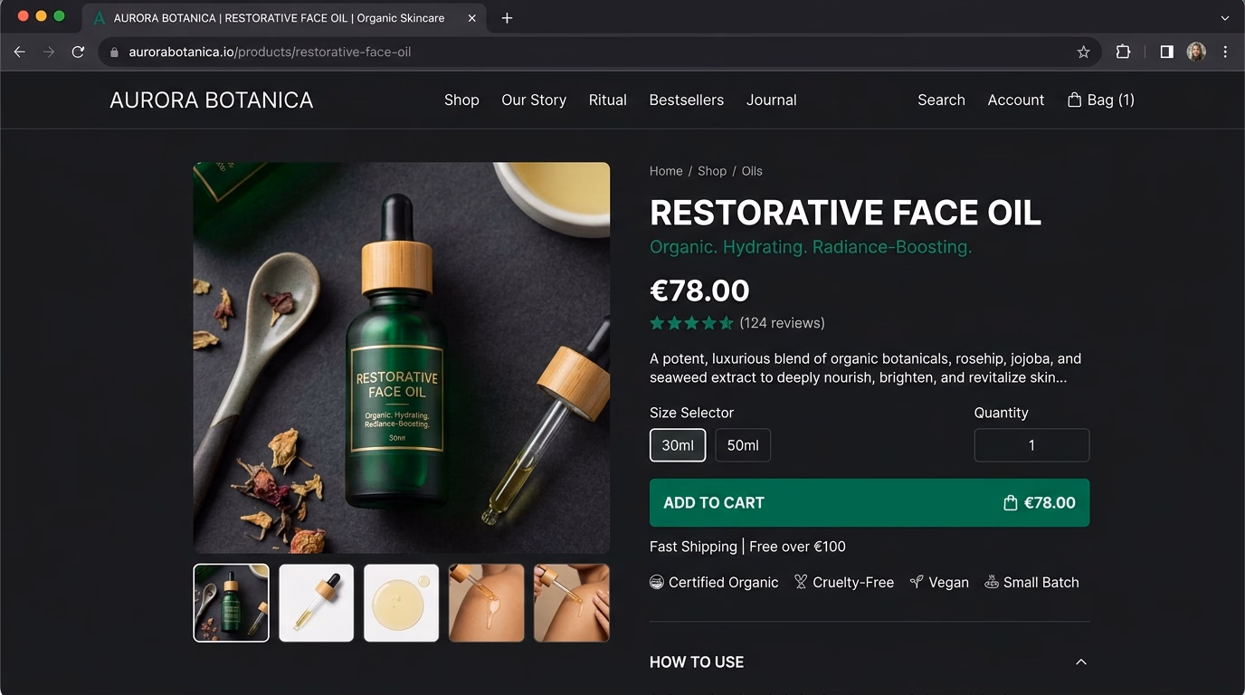 Lumina Organic Storefront